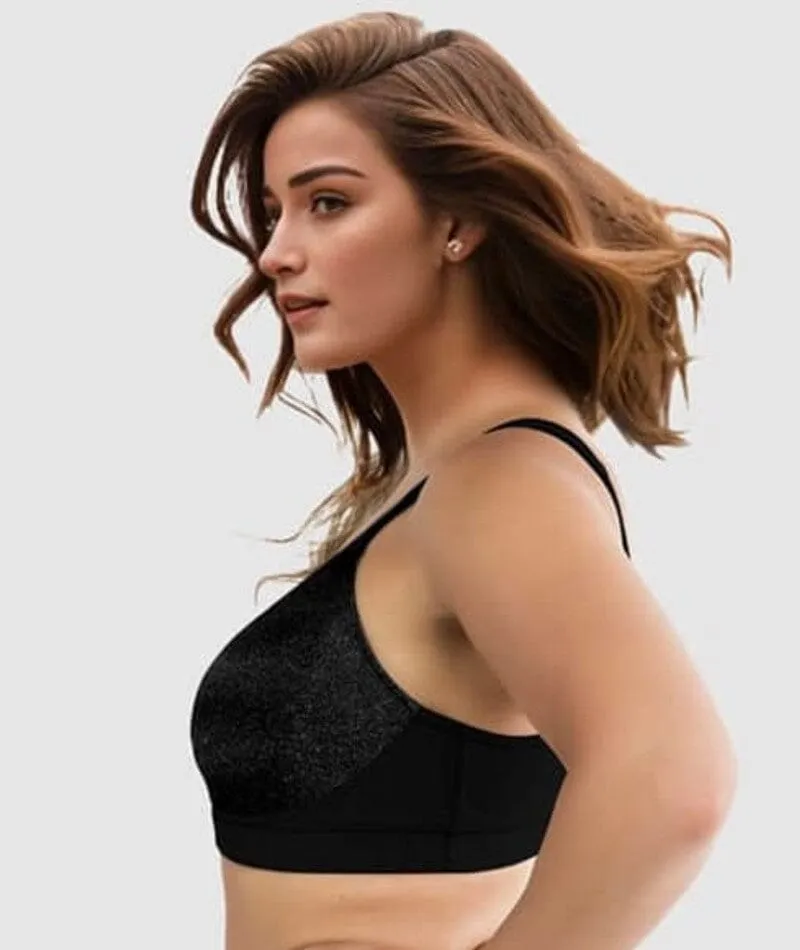 Parfait Active Wire-free Sports Bra - Black