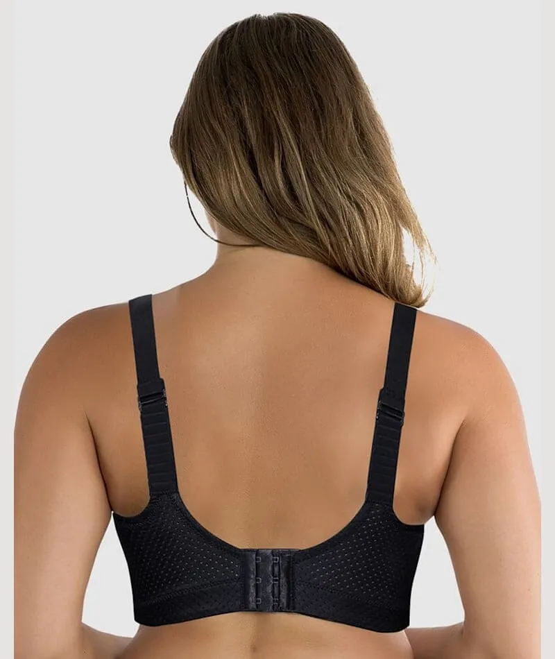 Parfait Active Wire-free Sports Bra - Black