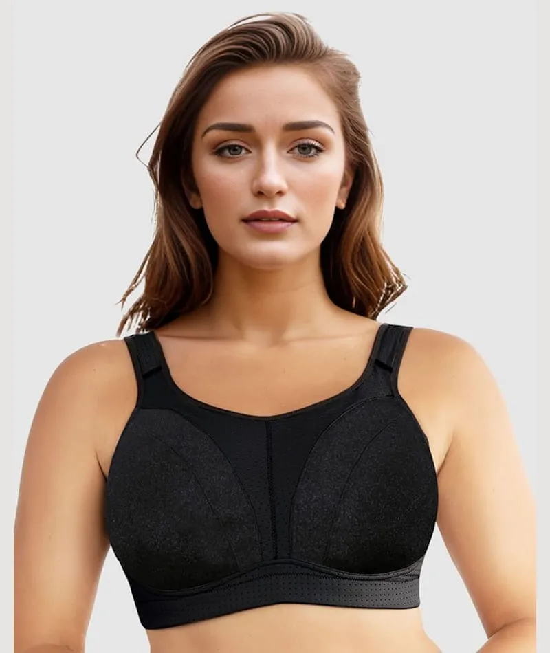 Parfait Active Wire-free Sports Bra - Black