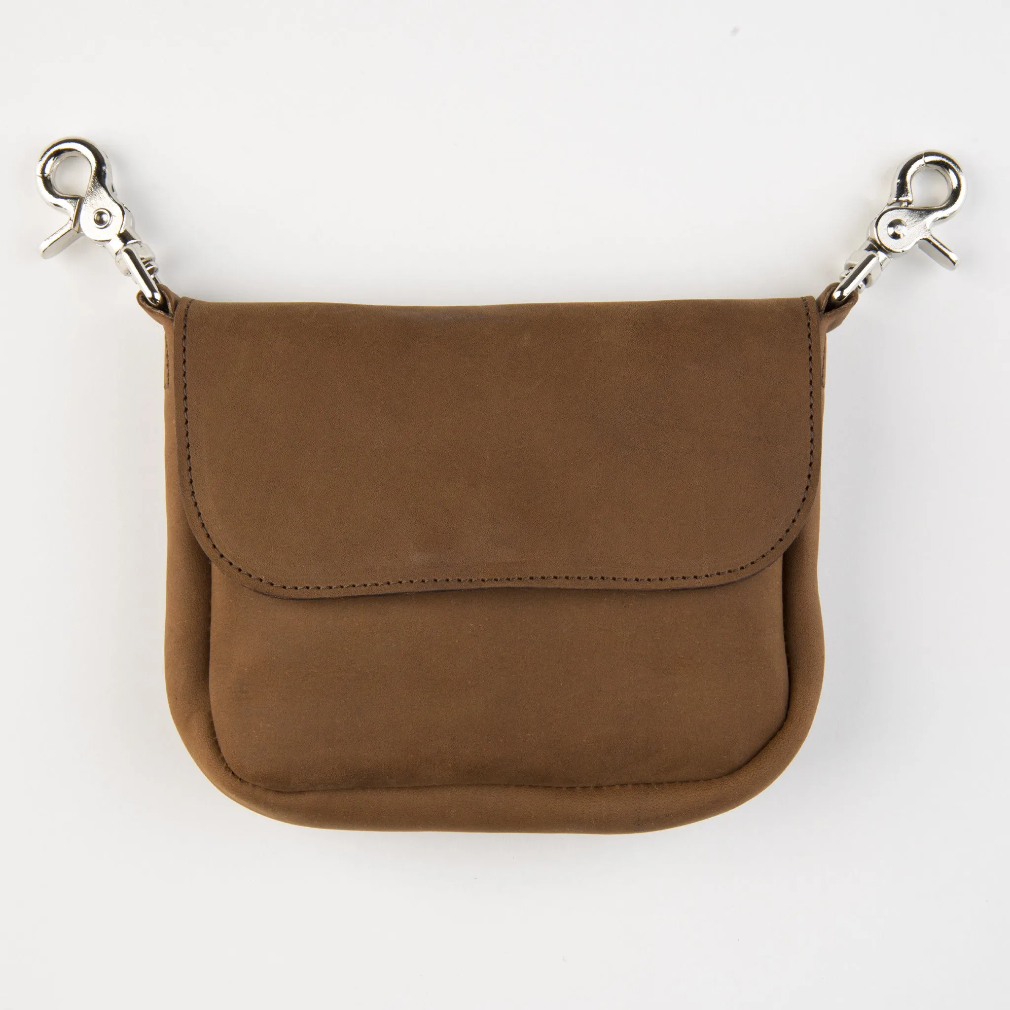 PU54  Clip Pouch- Brown