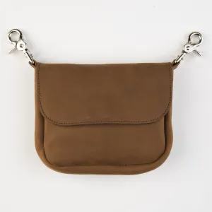 PU54  Clip Pouch- Brown