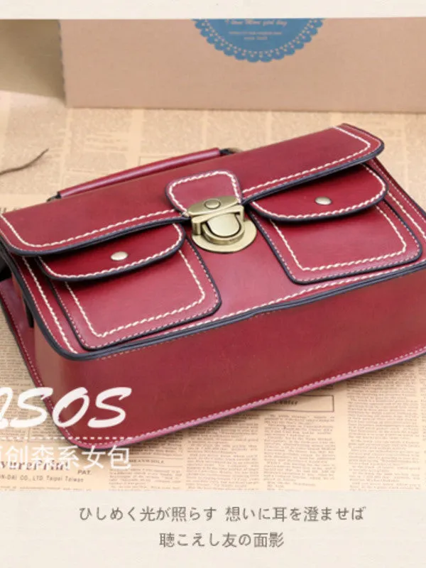 scholarly double-pocket satchel