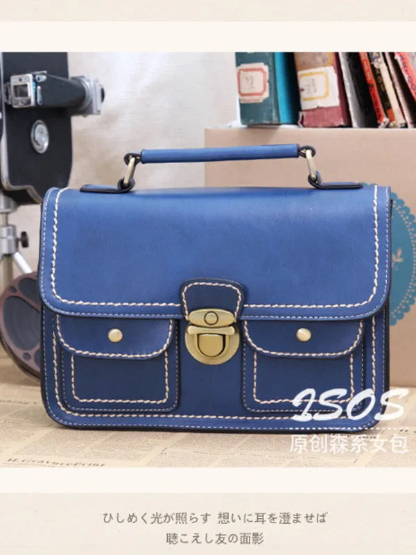 scholarly double-pocket satchel