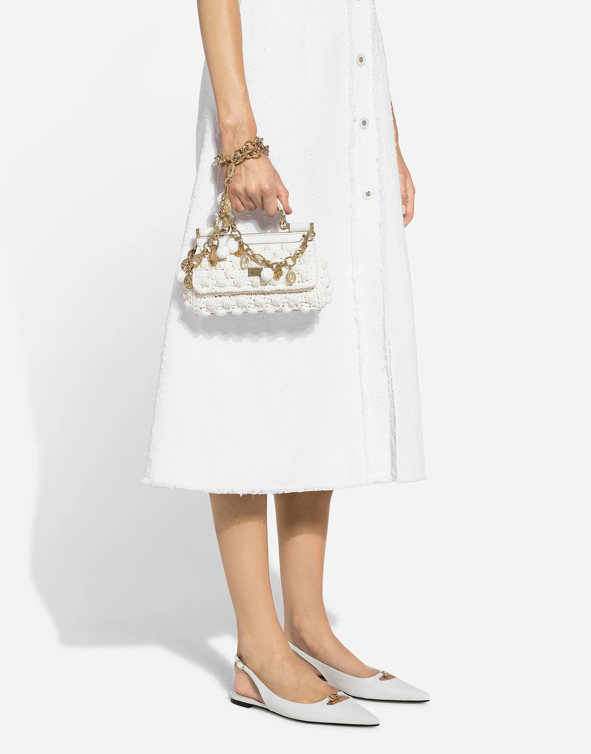 Small Raffia Crochet Sicily Bag