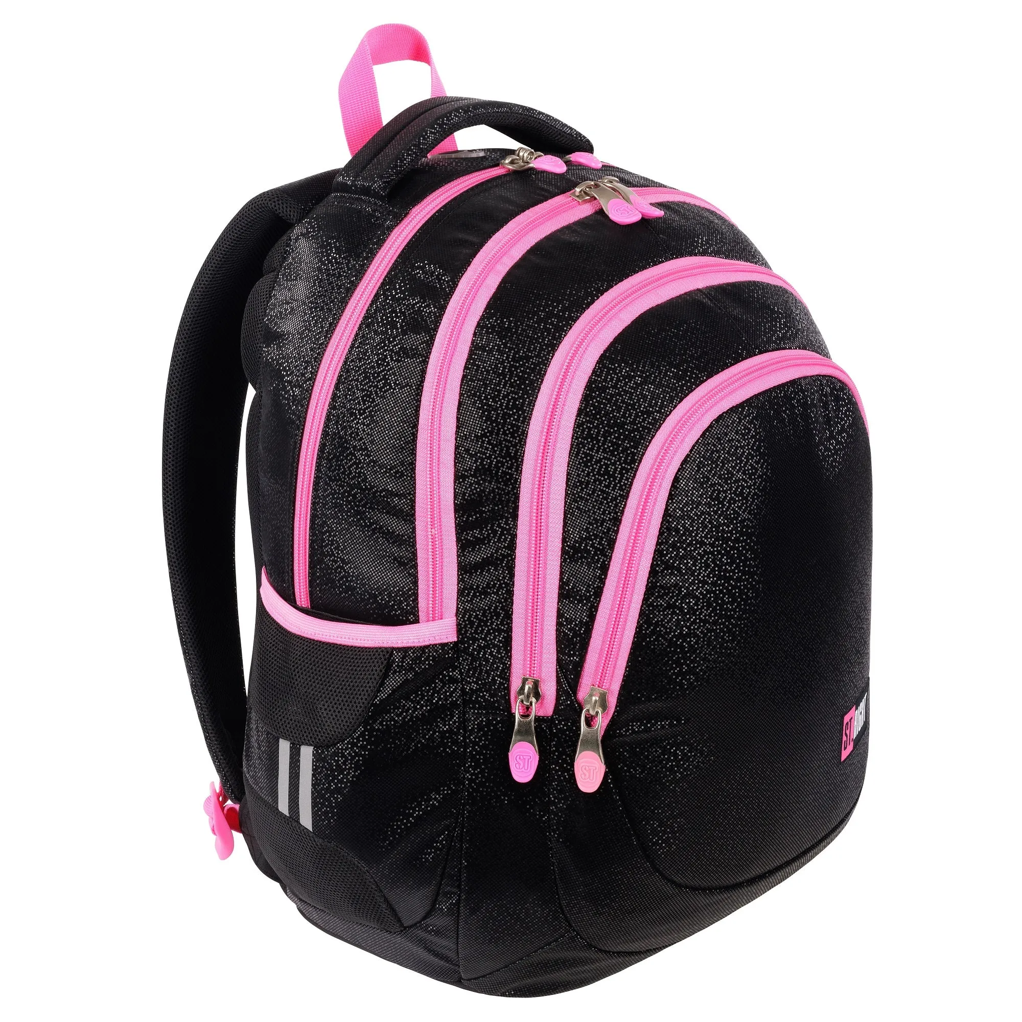 St.Right - Black Glitter - 4 Compartment Backpack