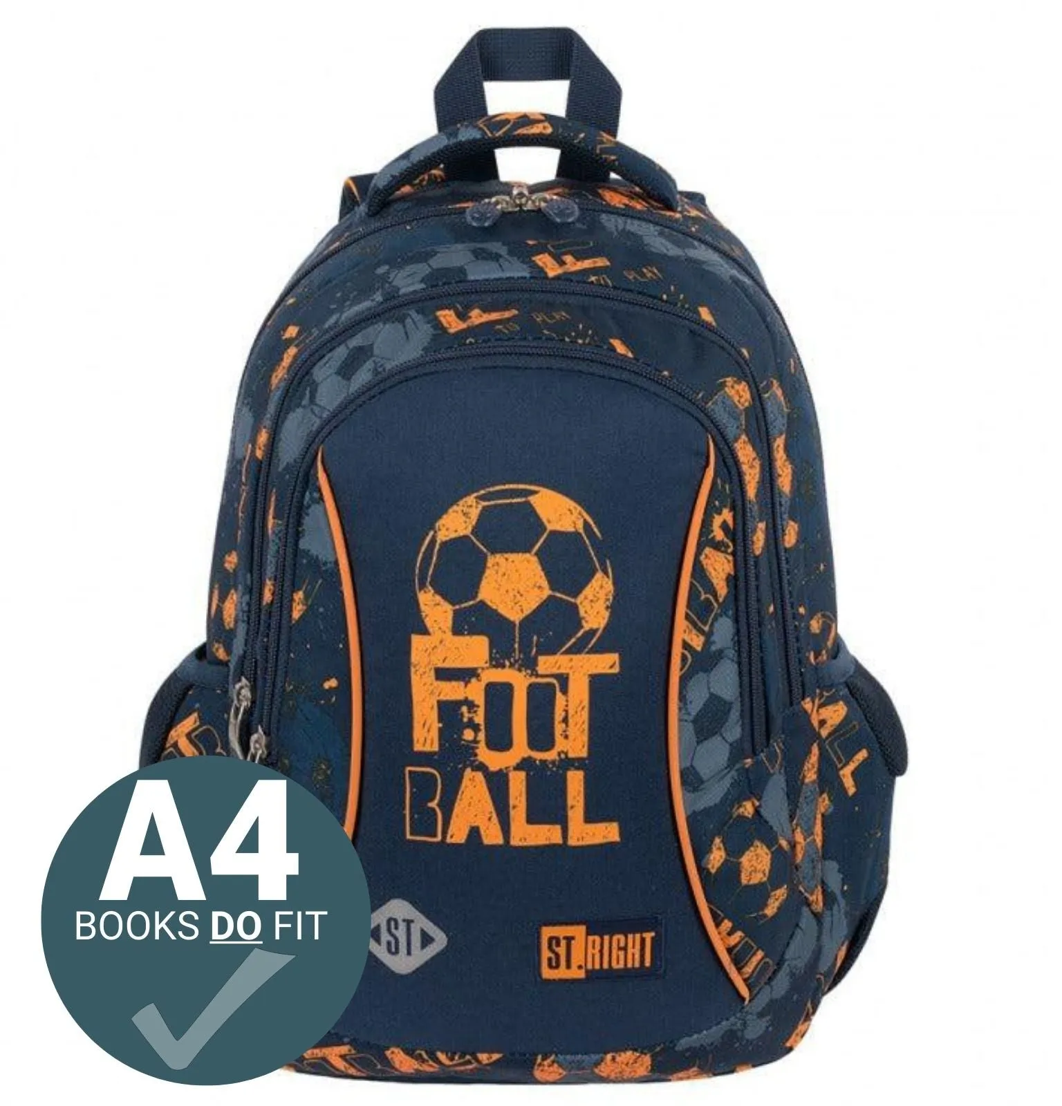 St.Right - Football - 3 Compartment Backpack