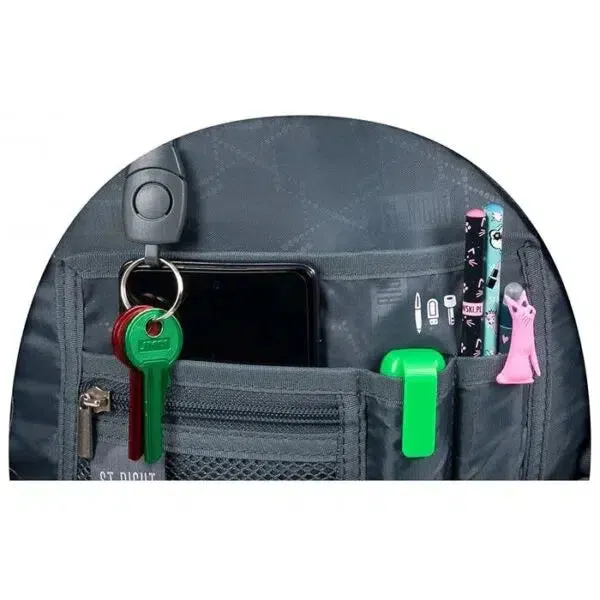 St.Right - Smiley Face - 4 Compartment Backpack