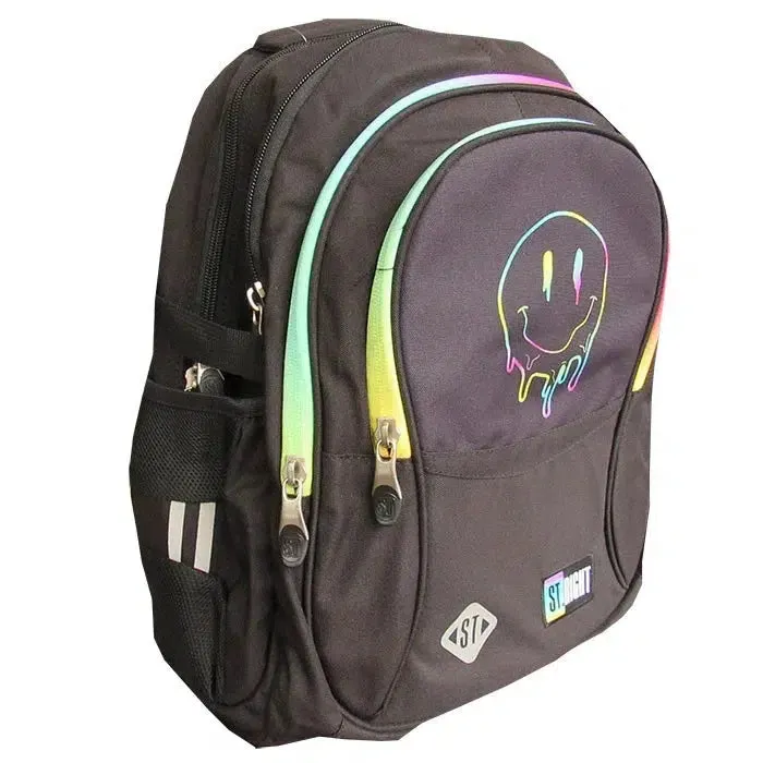 St.Right - Smiley Face - 4 Compartment Backpack