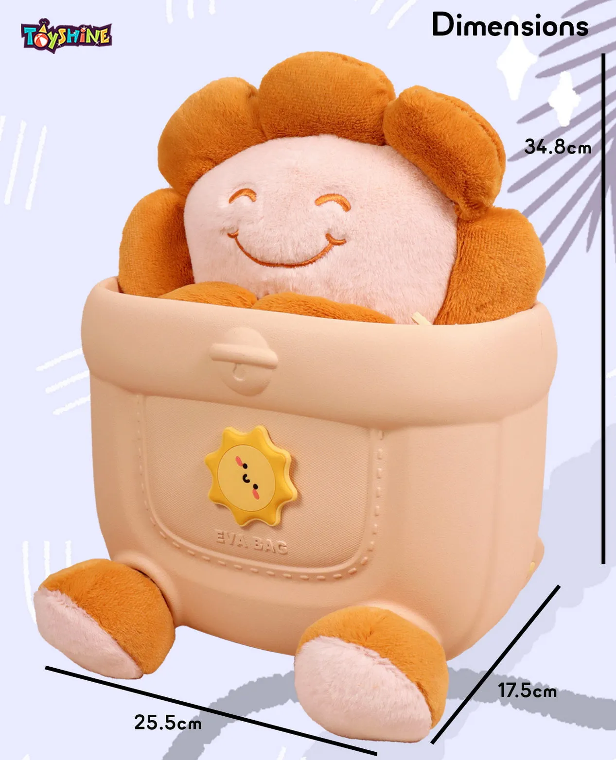 Toyshine 13" Ultralight EVA Waterproof Kawaii Soft toy Backpack Plush Toy Cartoon Children Bag for 3~8 Years