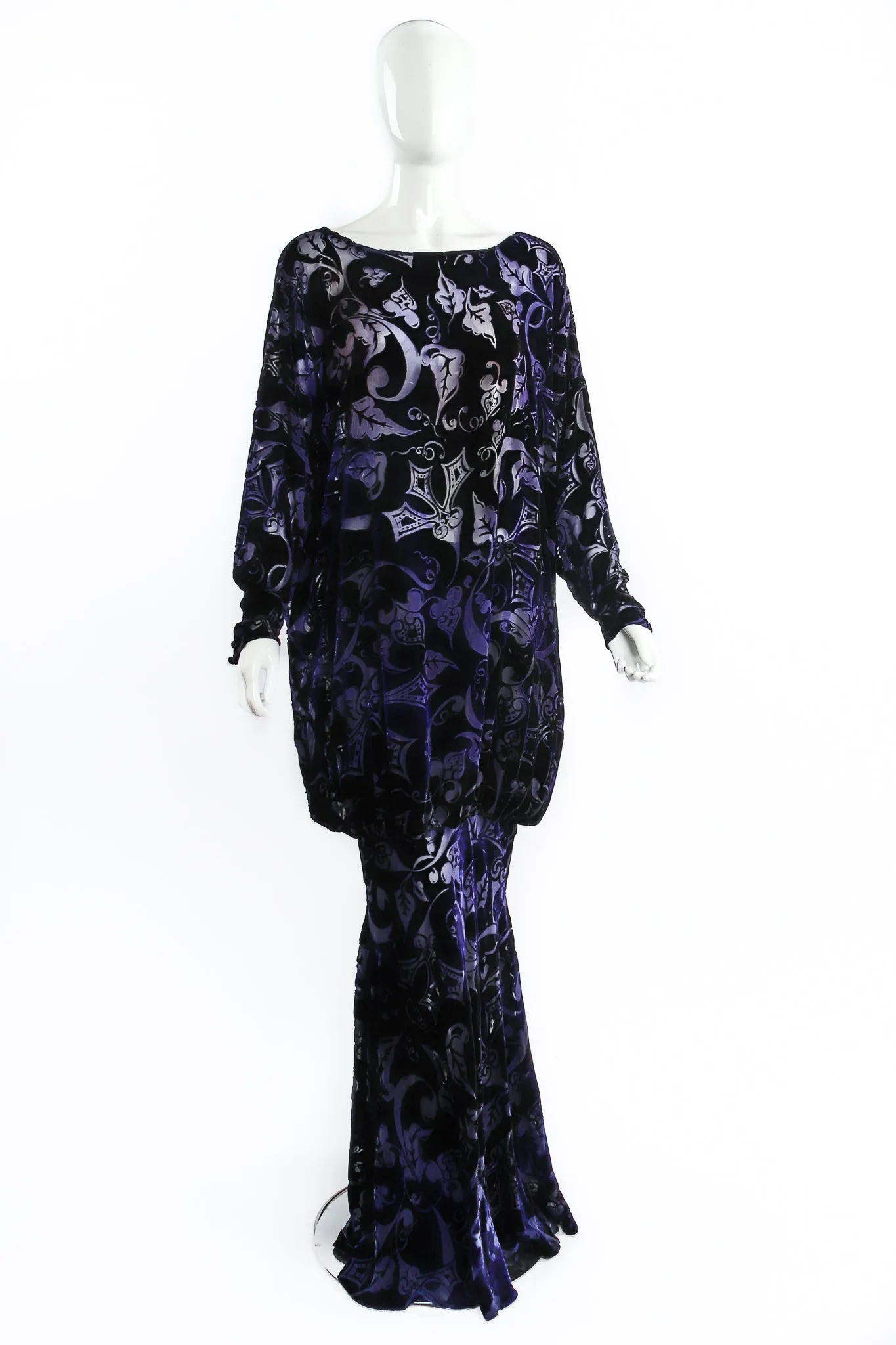 Trumpet Cocoon Bubble Gown