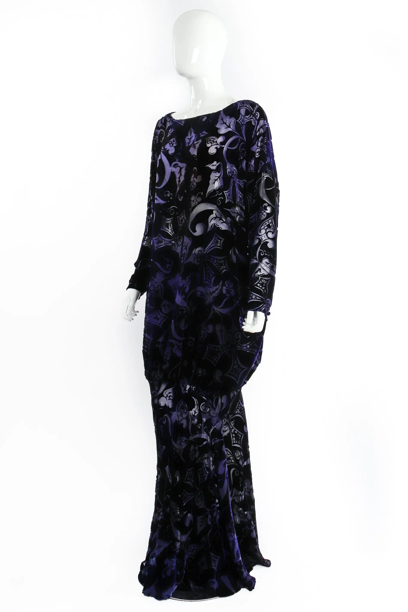 Trumpet Cocoon Bubble Gown