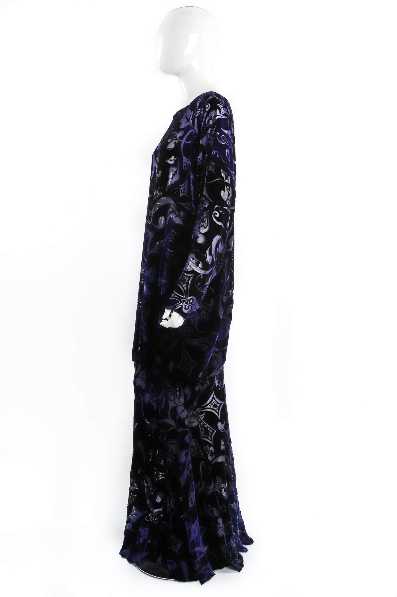 Trumpet Cocoon Bubble Gown