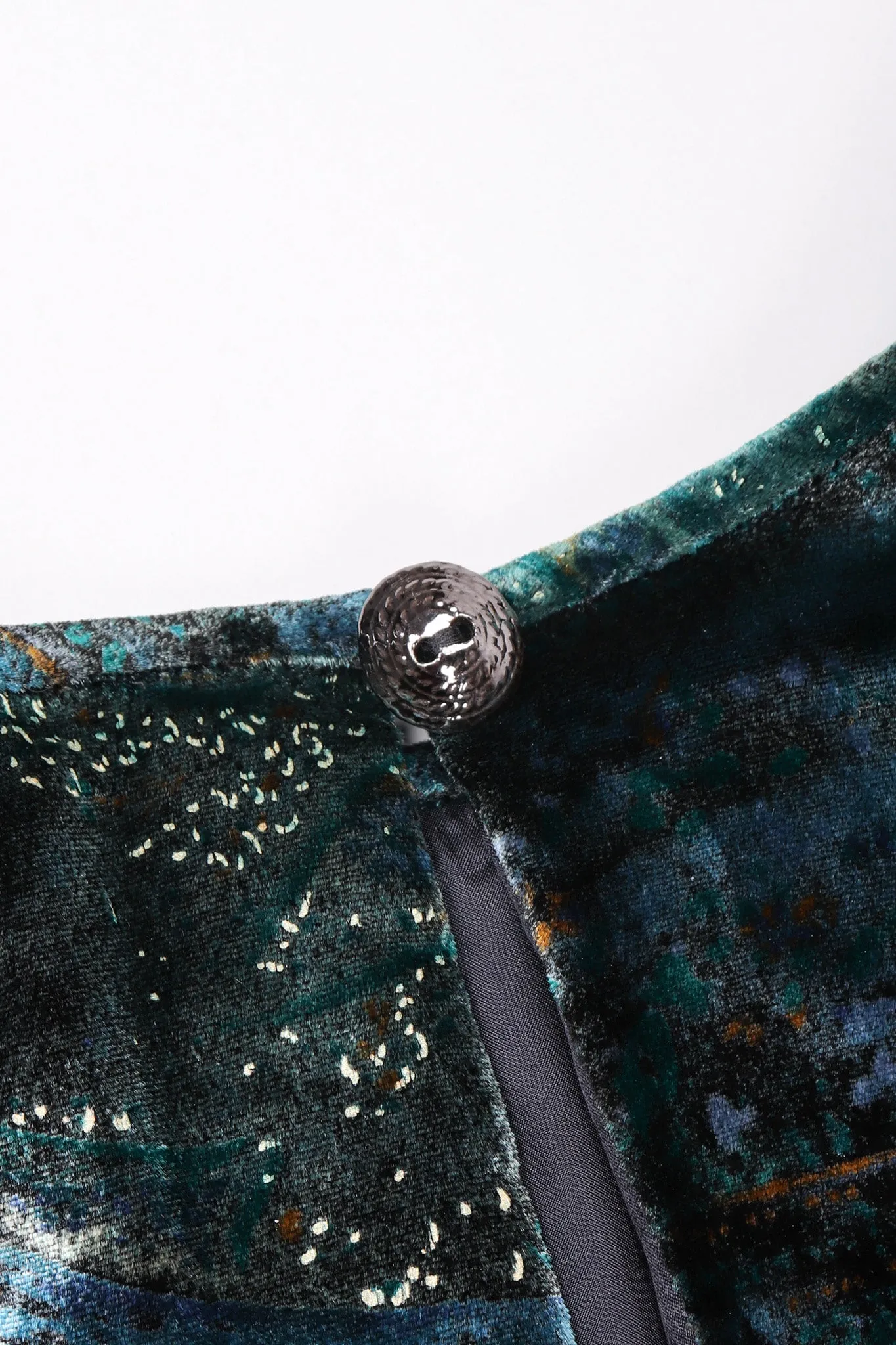 Velvet Cosmic Paisley Gown