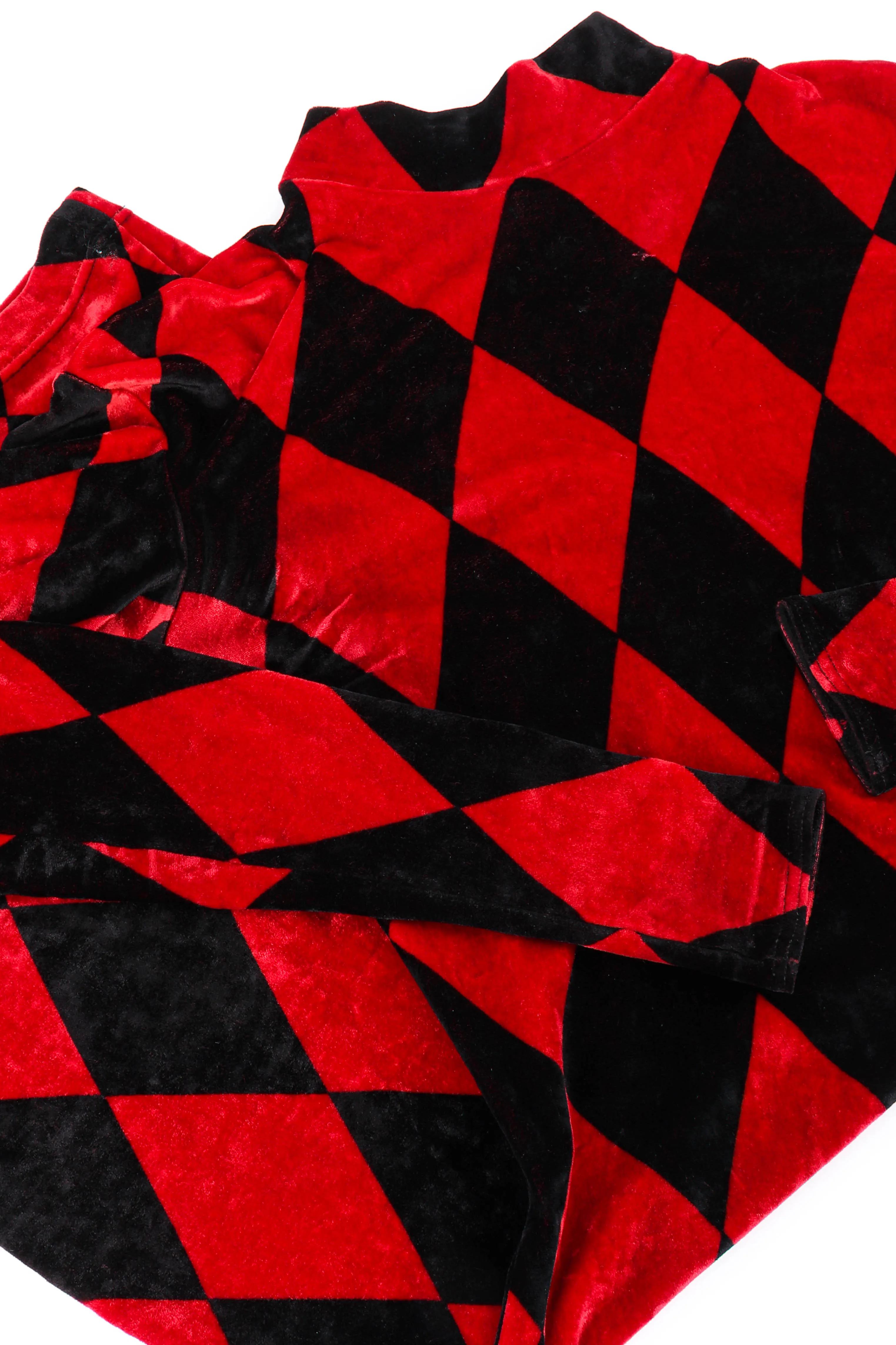Velvet Harlequin Dress