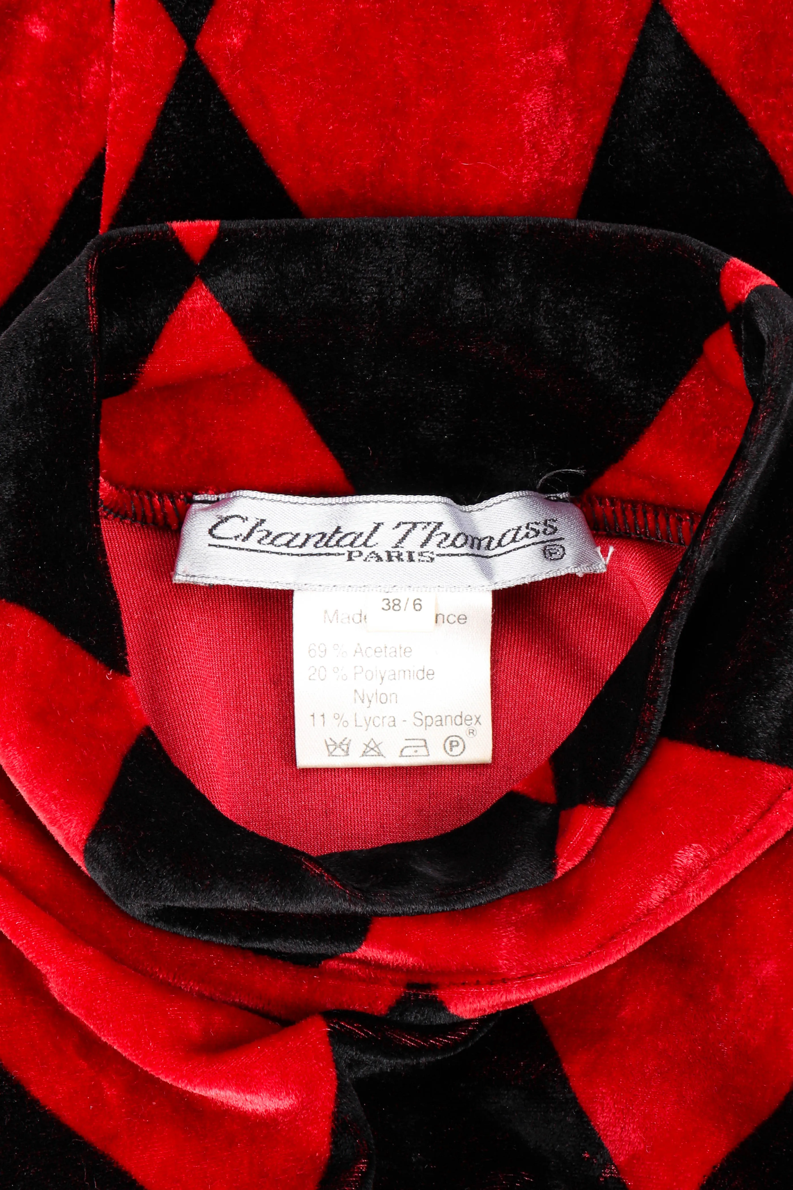 Velvet Harlequin Dress