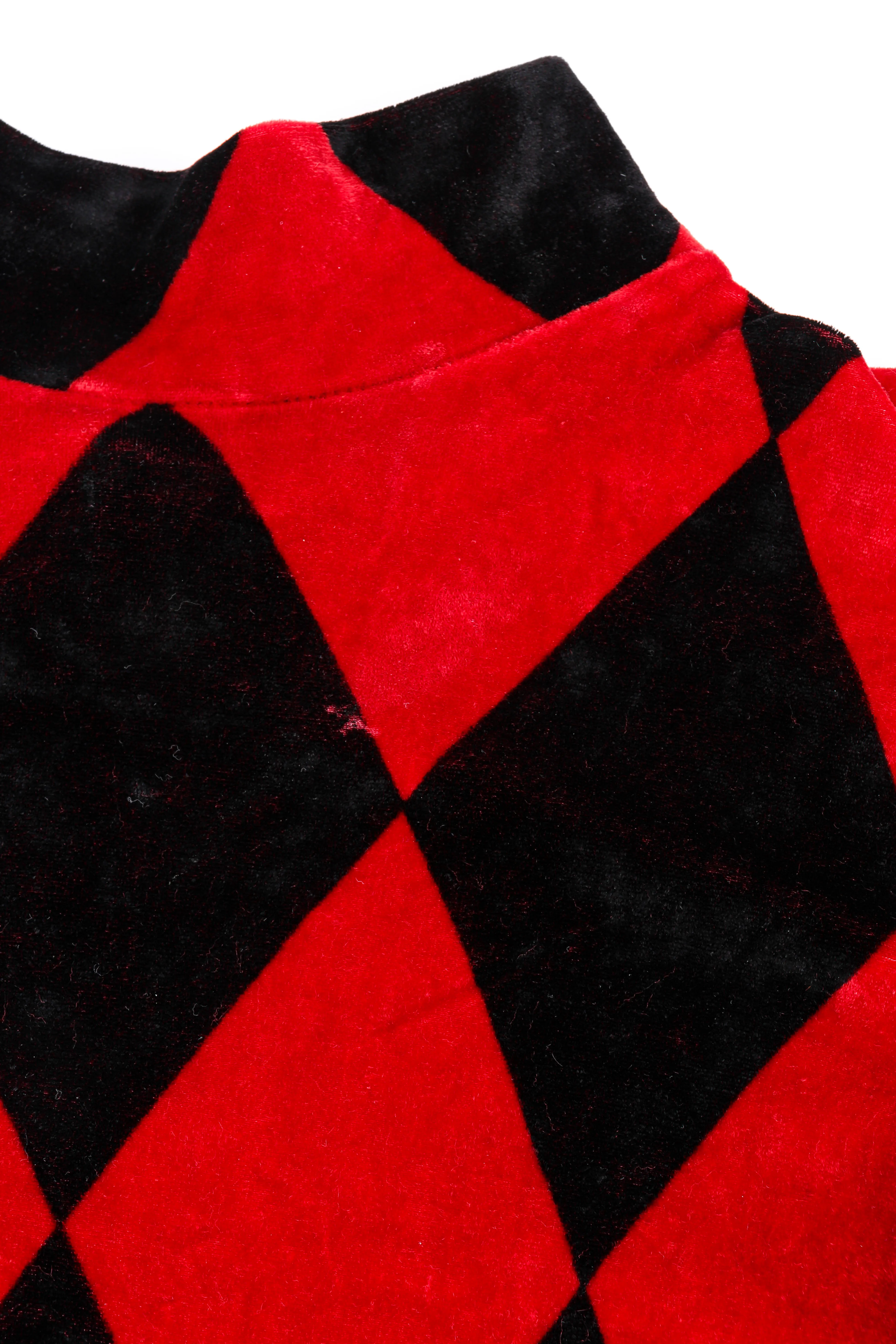 Velvet Harlequin Dress