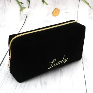 Velvet Make Up Bag