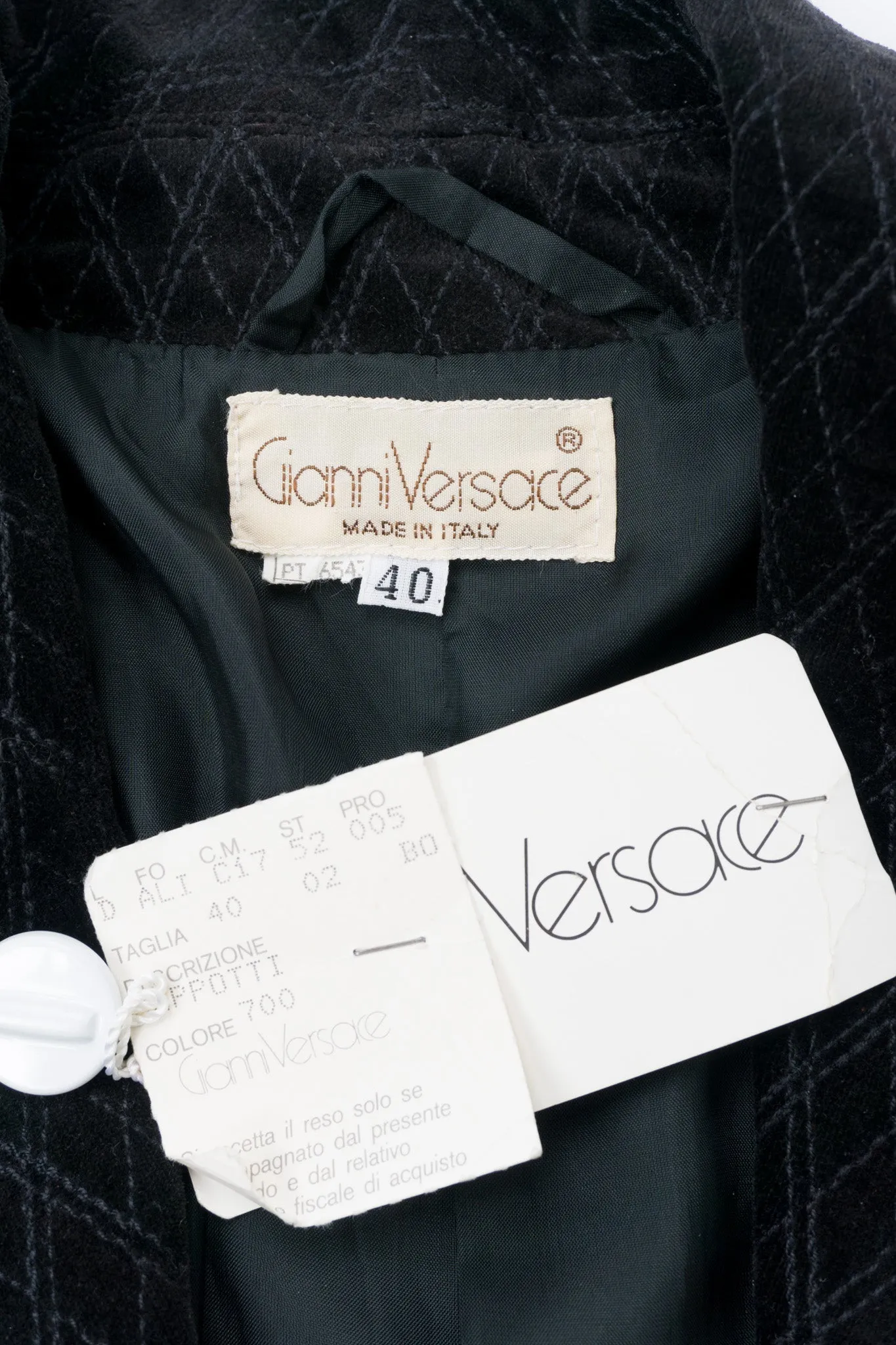 Velvet Scribble Coat