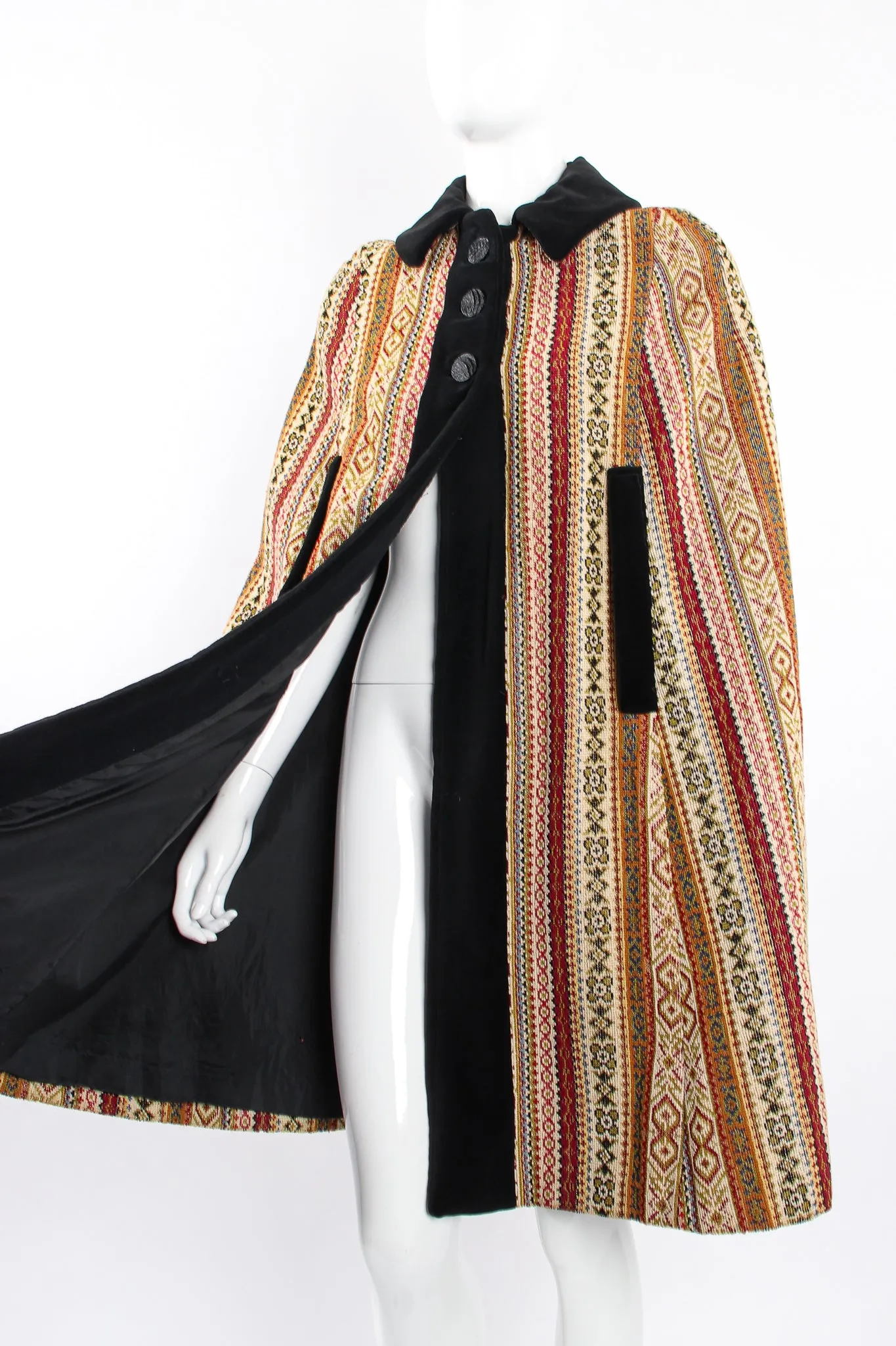 Velvet Tapestry Carpet Cape