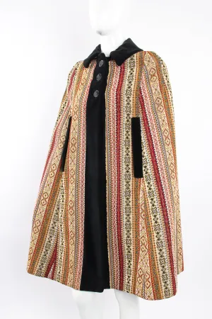 Velvet Tapestry Carpet Cape