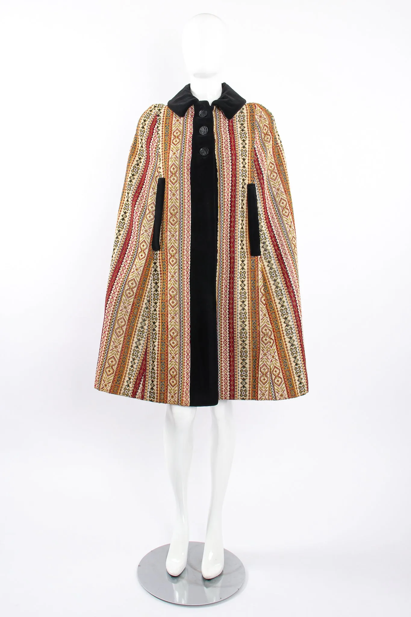 Velvet Tapestry Carpet Cape