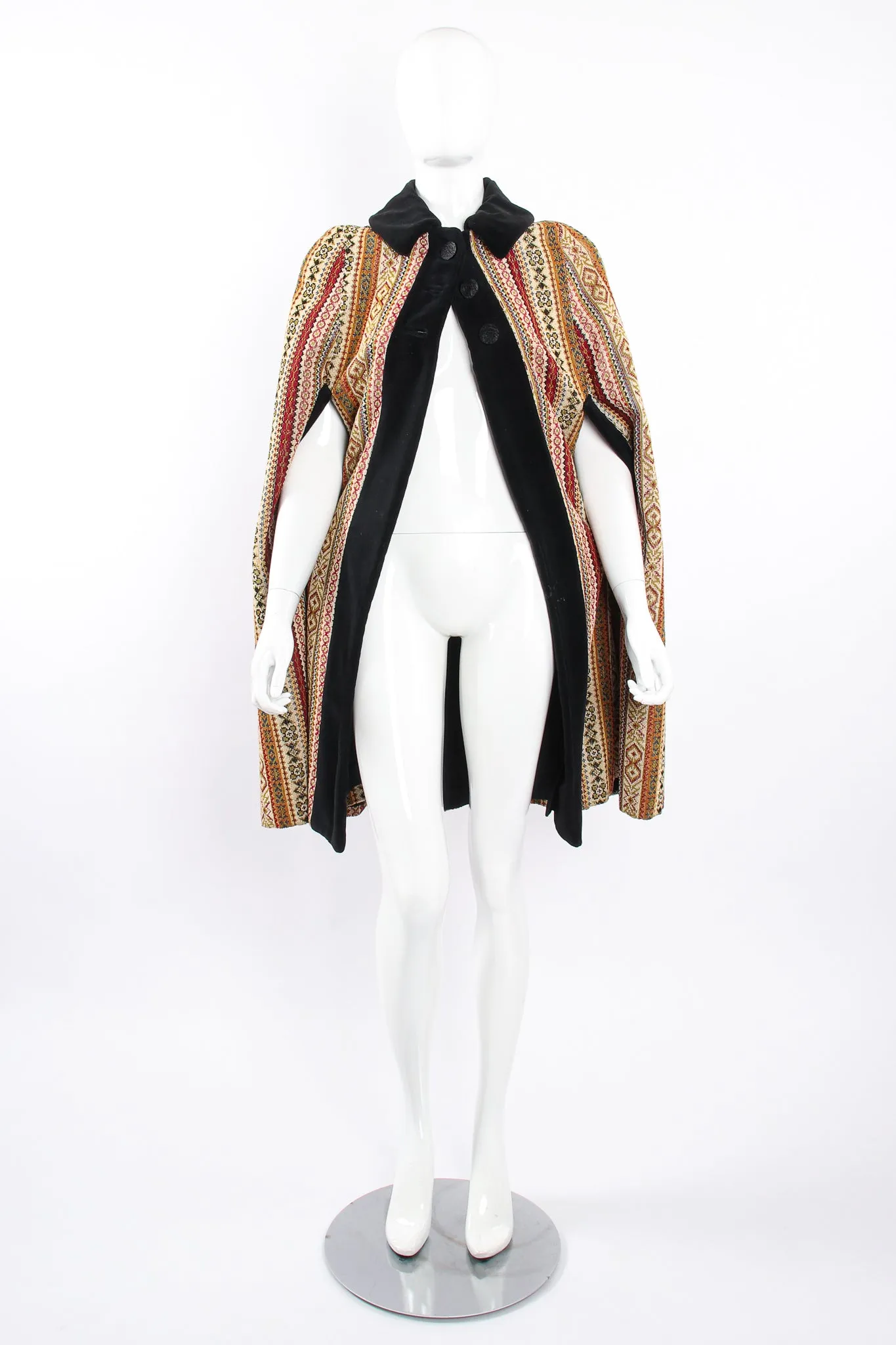 Velvet Tapestry Carpet Cape