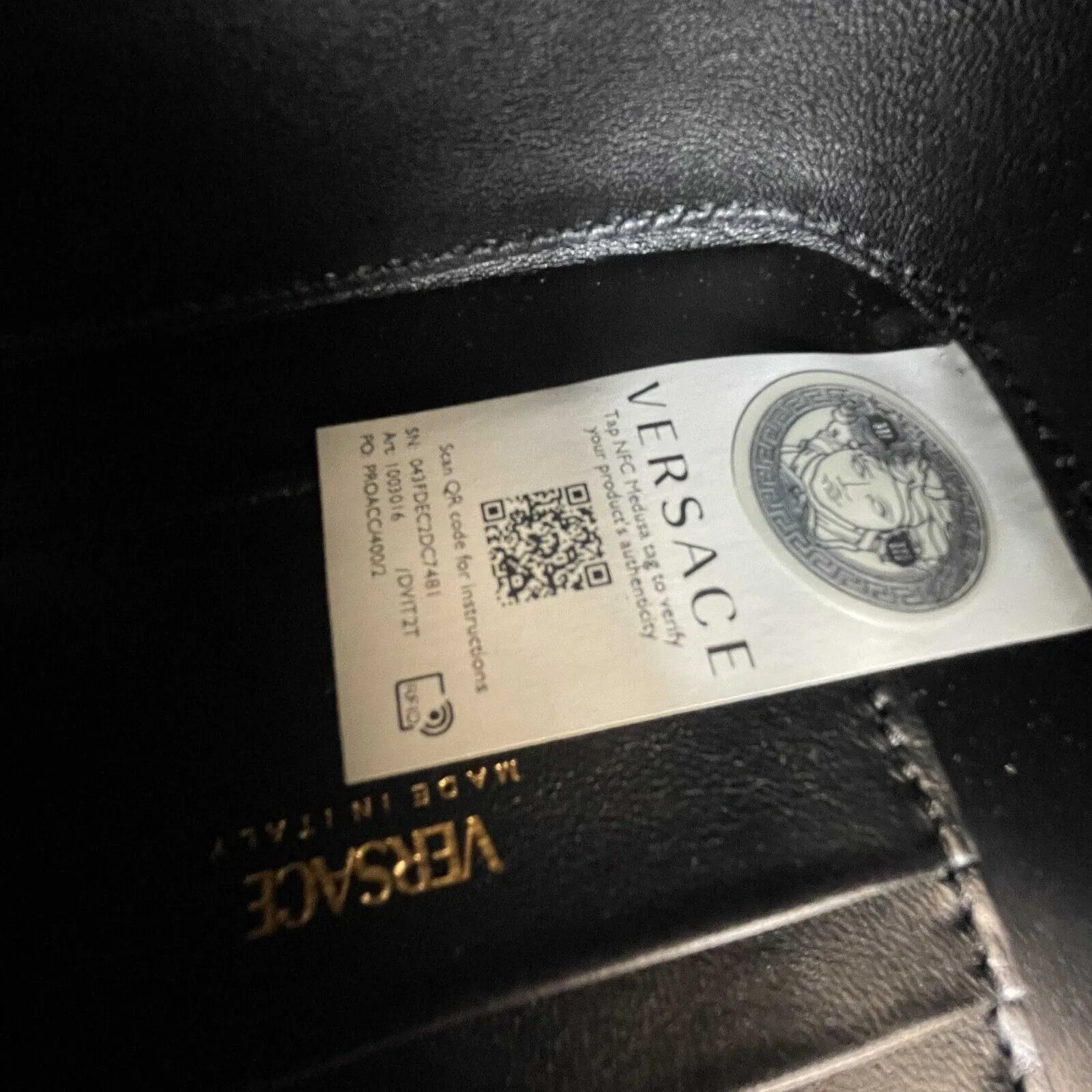 Versace - New w/o Tags - La Medusa Mini Bag - White, Black - Handbag