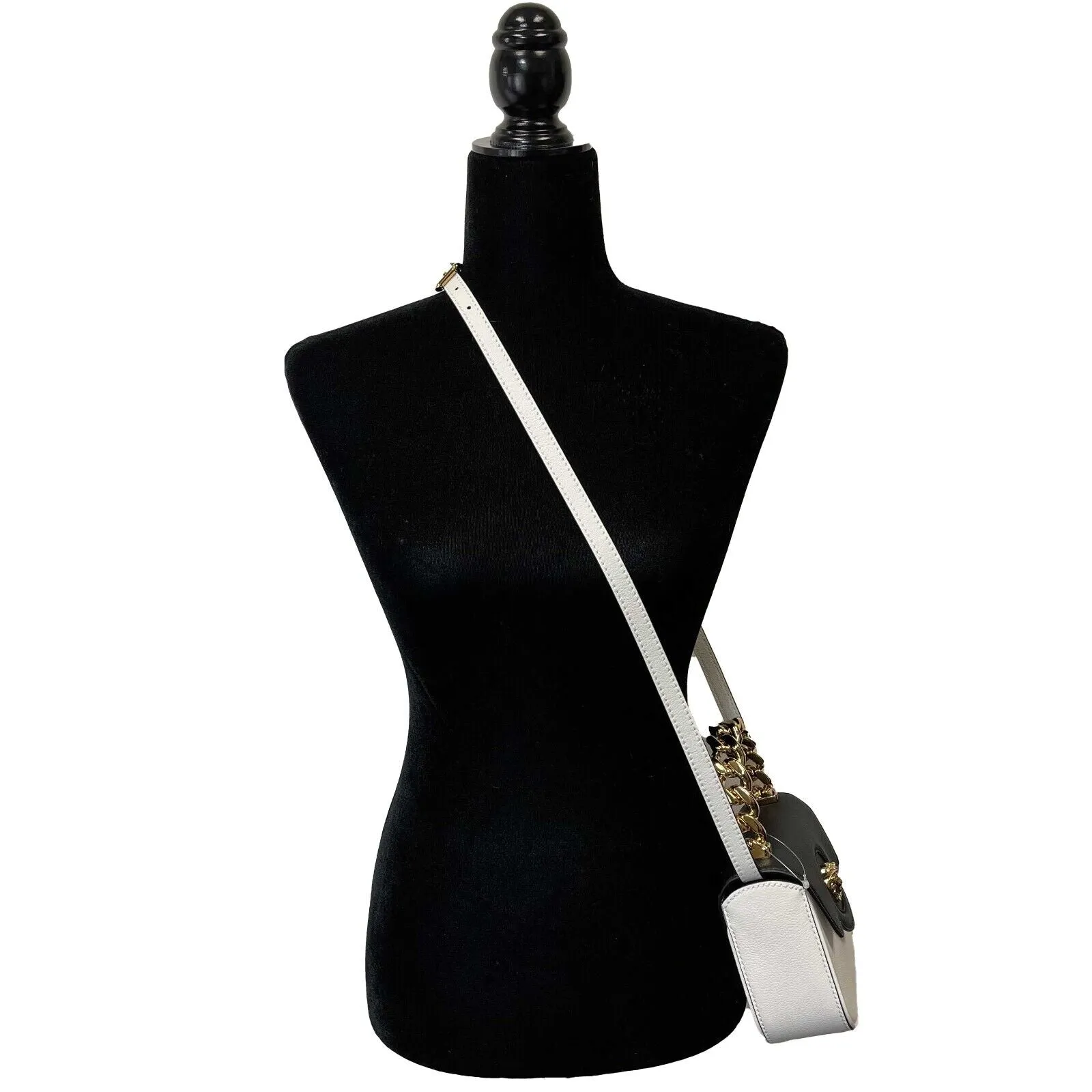 Versace - New w/o Tags - La Medusa Mini Bag - White, Black - Handbag