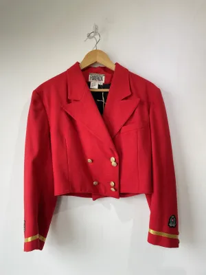 Vintage Forenza Red Cropped Jacket