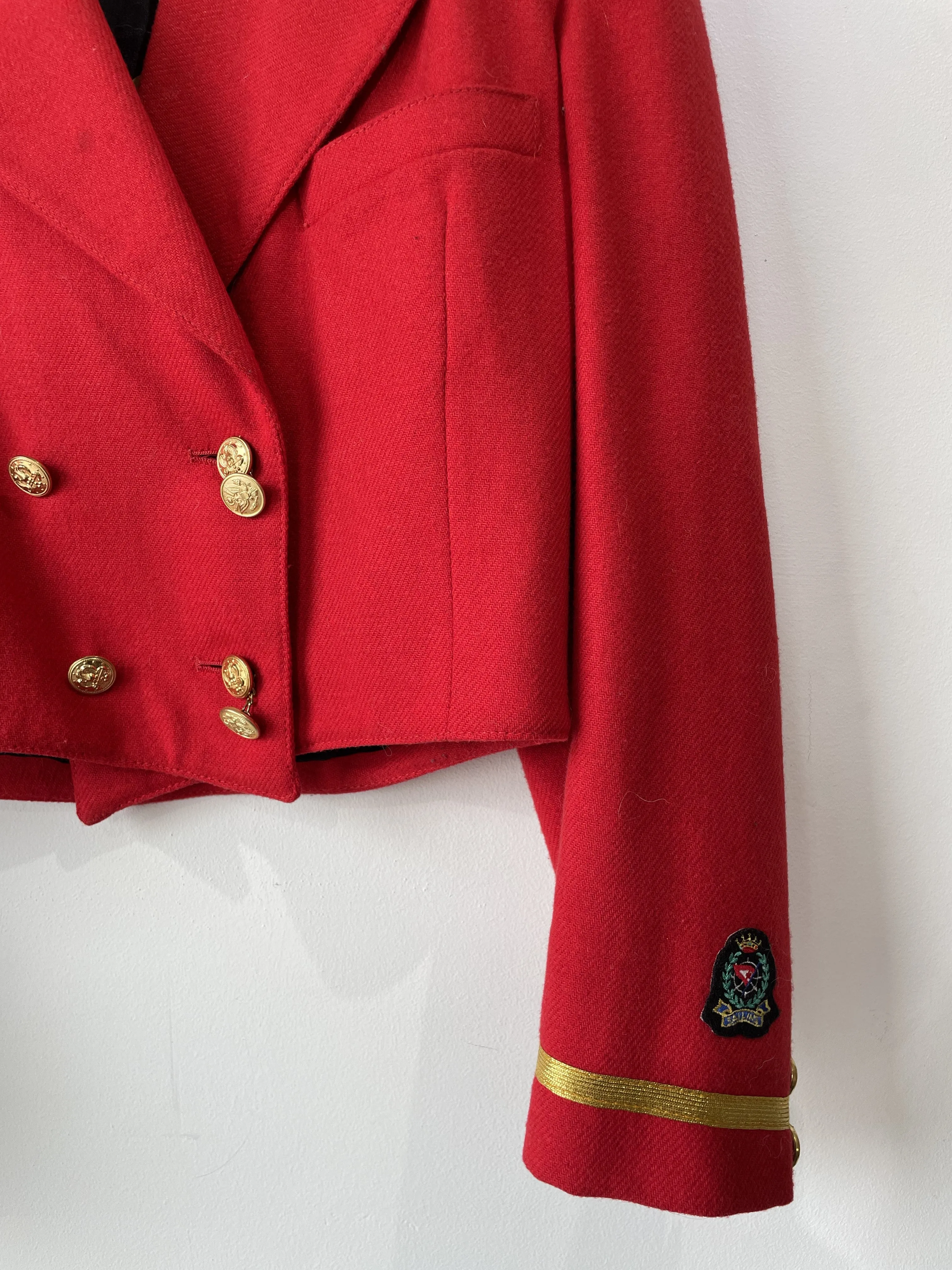 Vintage Forenza Red Cropped Jacket