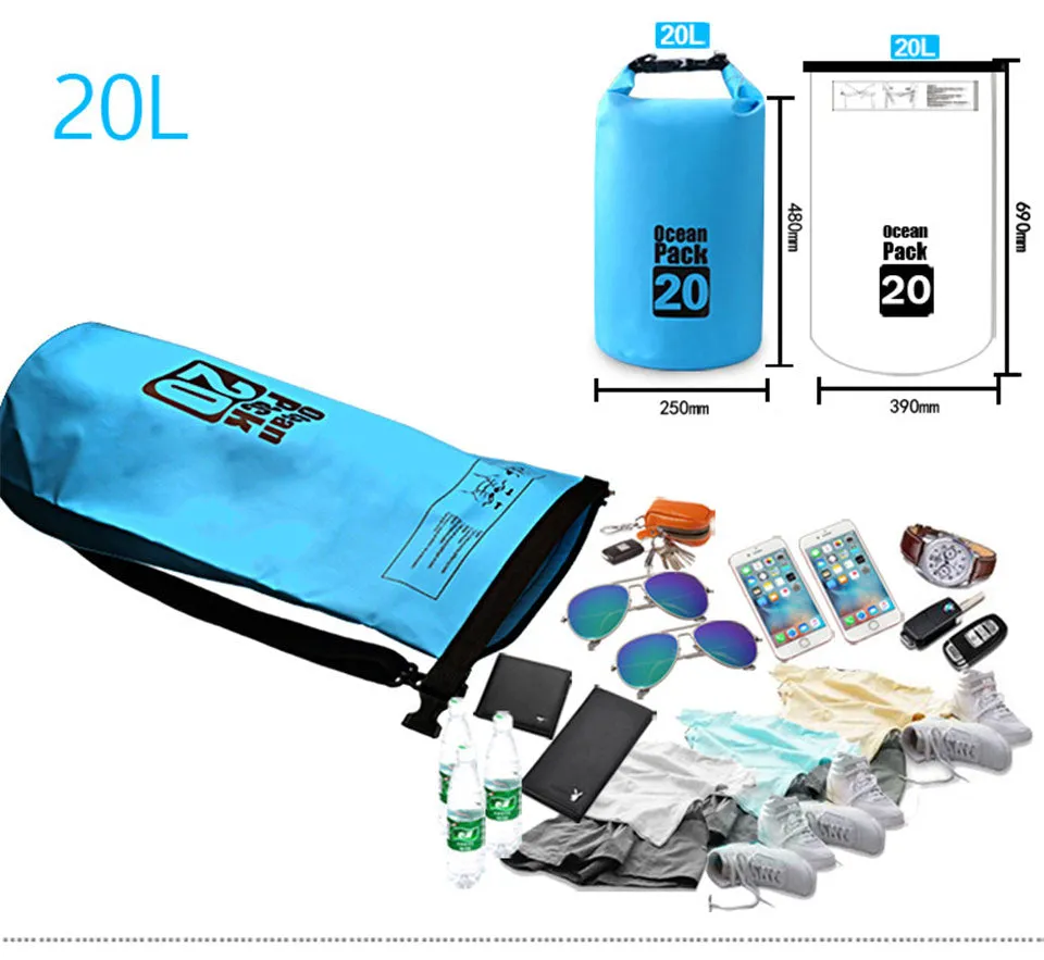 Waterproof Dry Bag - various colors & sizes