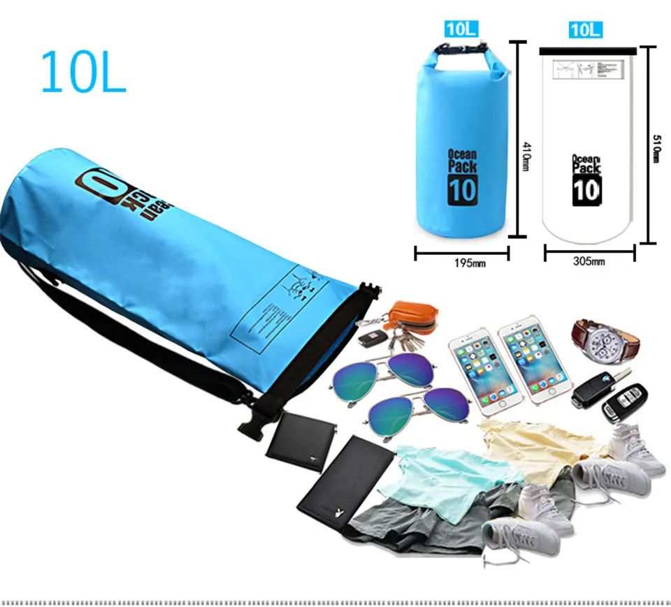 Waterproof Dry Bag - various colors & sizes