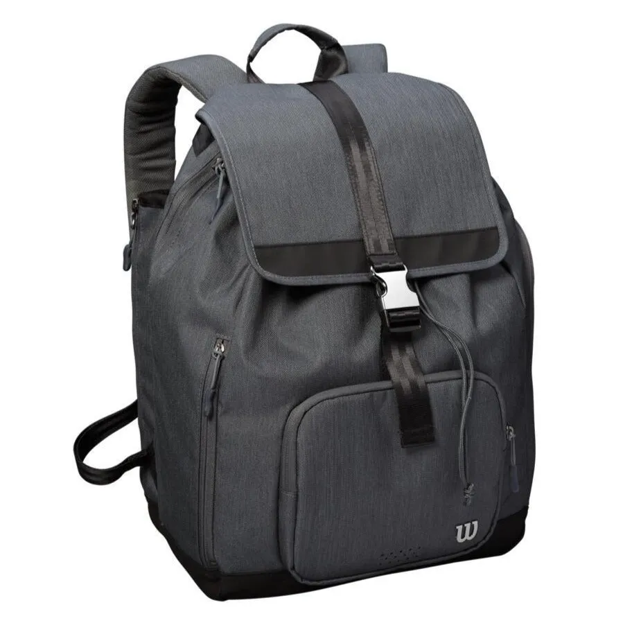 Wilson Women's Foldover Backpack Racquet Bag (Grey)