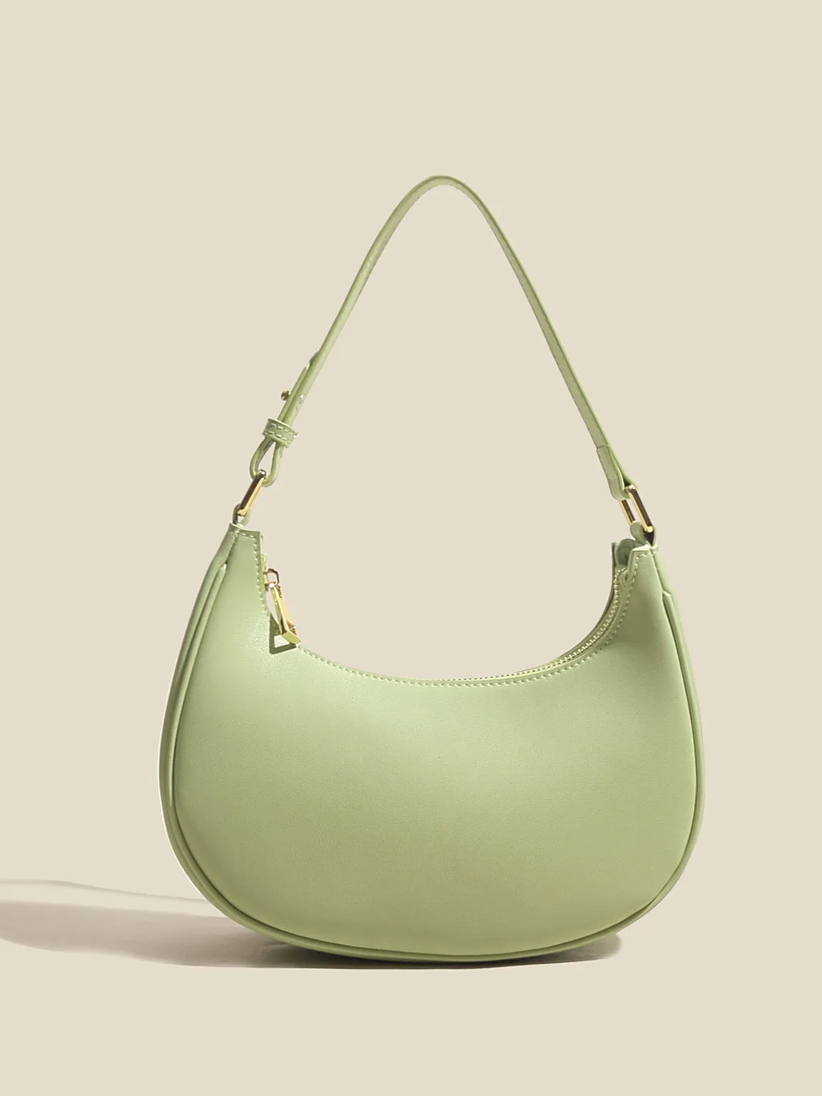 Women's Ava Bag Leather Moon Bag Crescent bag 90s Baguette Armpit Shoulder Handbag