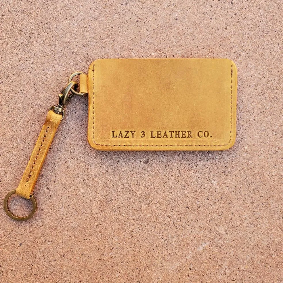 Women’s Leather Wristlet Clutch with Magic Braid