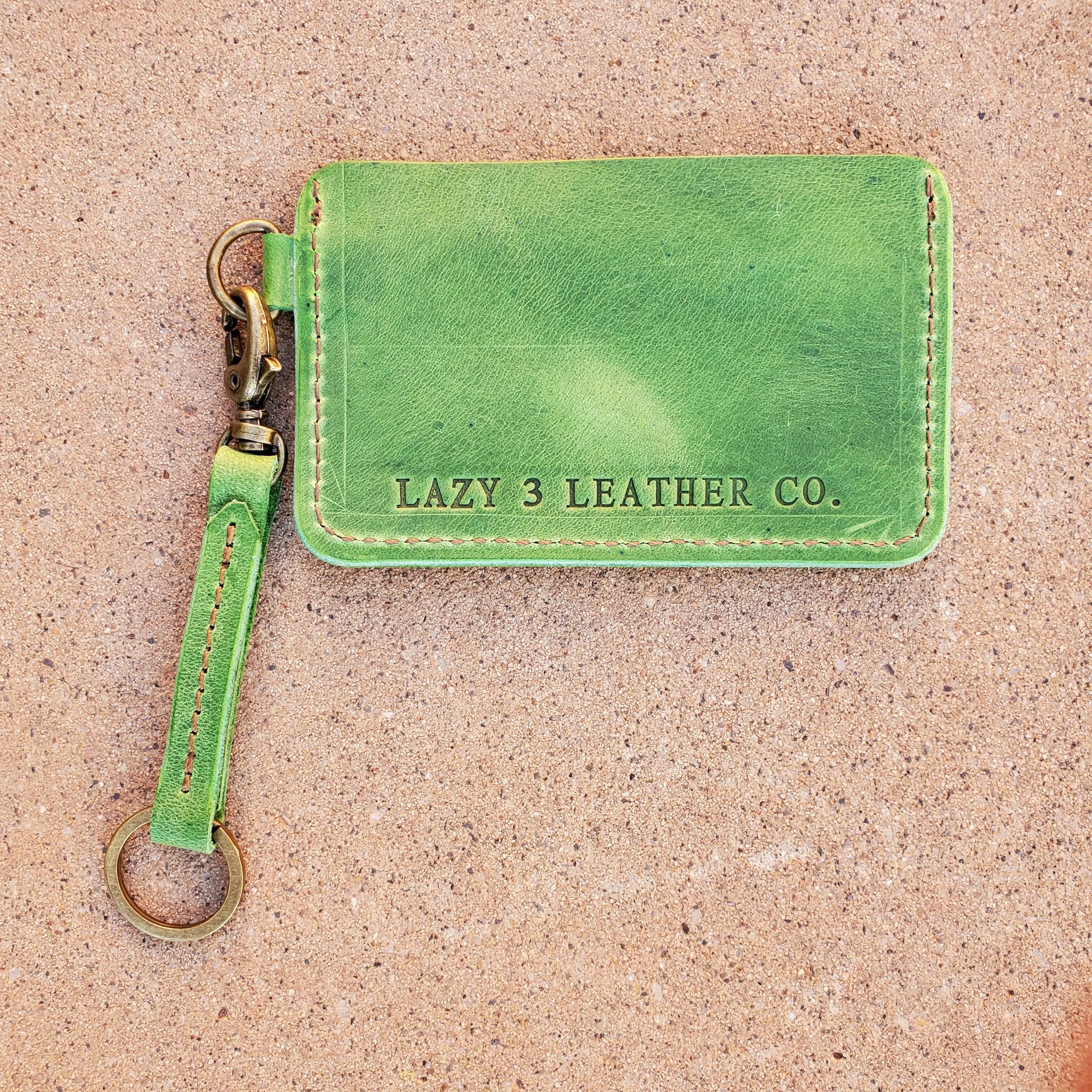 Women’s Leather Wristlet Clutch with Magic Braid