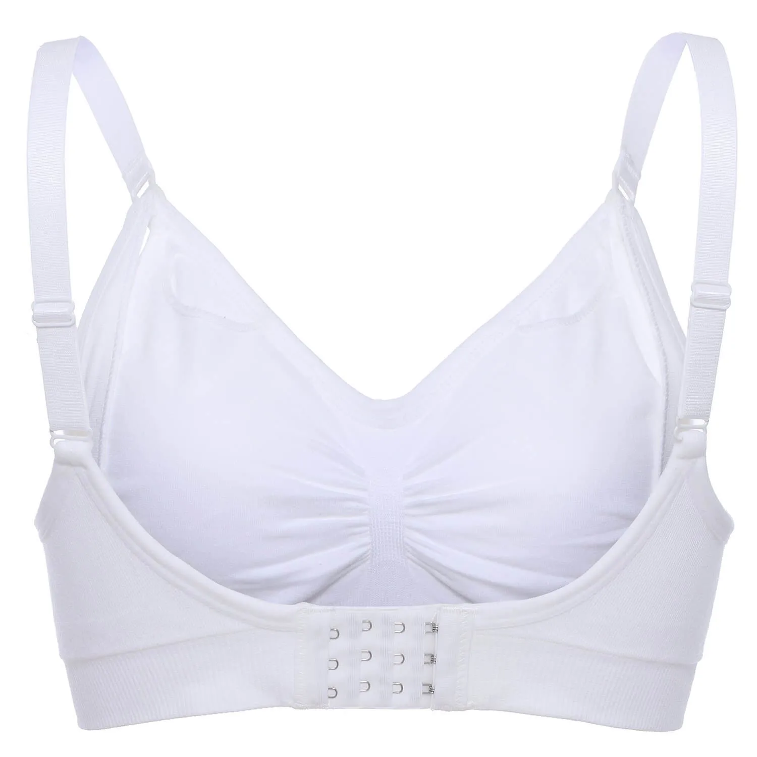 Womens Plus Size Maternity Nursing Bra Sleep Padded Wireless for Breastfeeding