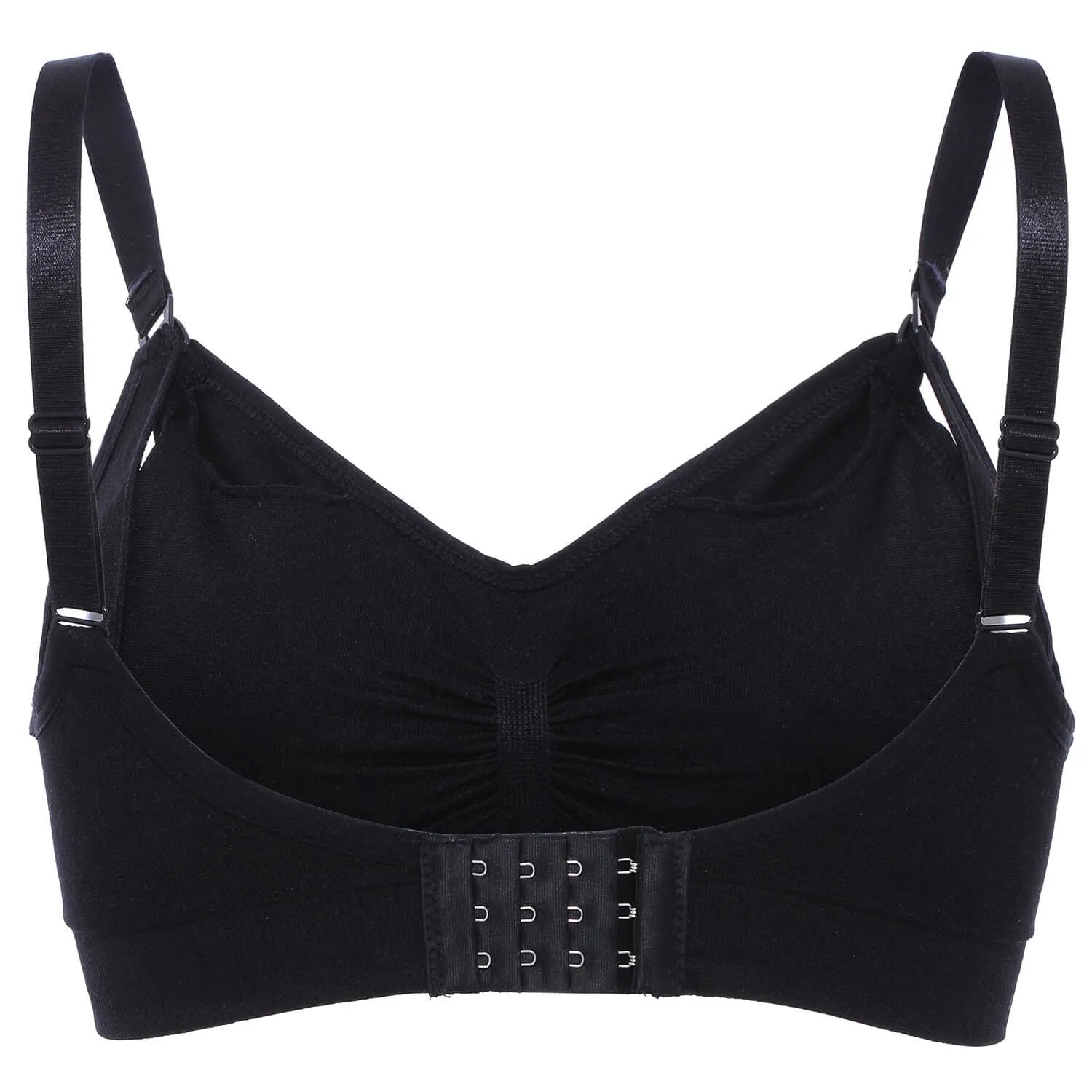 Womens Plus Size Maternity Nursing Bra Sleep Padded Wireless for Breastfeeding