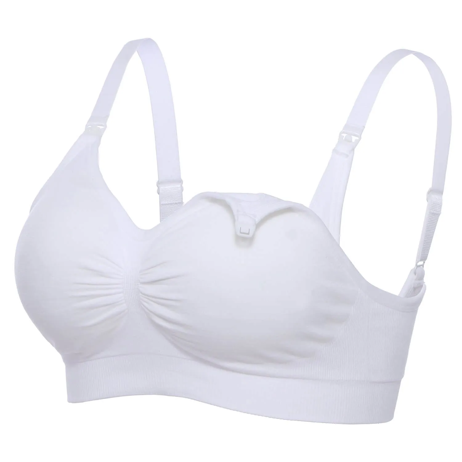Womens Plus Size Maternity Nursing Bra Sleep Padded Wireless for Breastfeeding