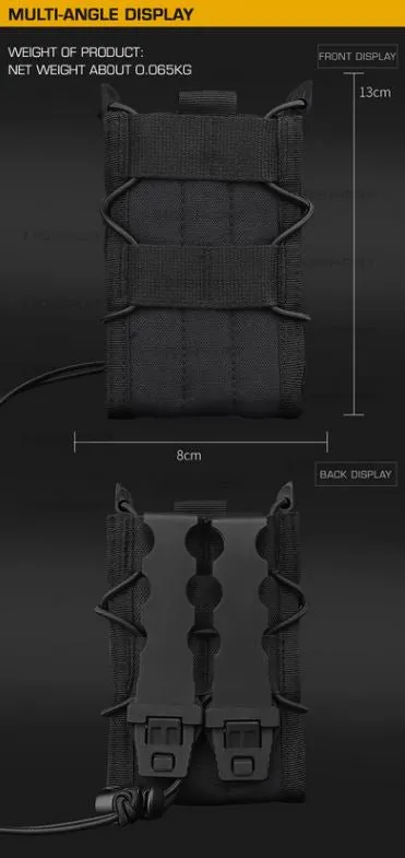 WST Tiger Type 5.56 Magazine Molle Pouch - Coyote